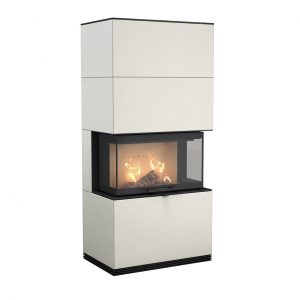 Contura i51A med omramning i Artstone Vit