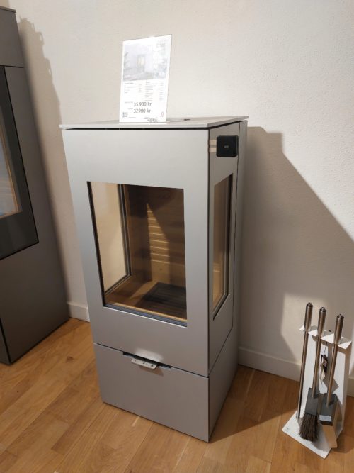 RAIS Nexo 100 Silver Stållucka med svart handtag DEMO EX